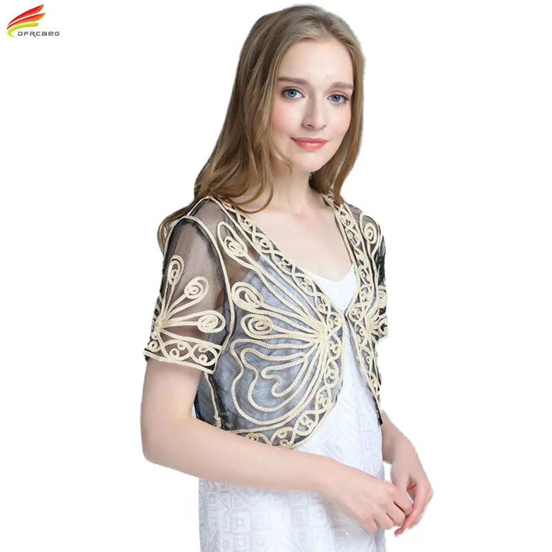 Perspective Shawl Women 2018 Summer Style Mesh Patchwork Boleros Fashion Women Vintage Jacket Coat Kimono Cardigan Lace Coats
Perspective Shawl Women 2018 Summer Style Mesh Patchwork Boleros Fashion Women Vintage Jacket Coat Kimono Cardigan Lace Coats