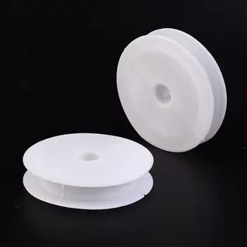 10pcs Beading Supplies Plastic Empty Spools for Wire, Thread Bobbins, White, 83x16mm
10pcs Beading Supplies Plastic Empty Spools for Wire, Thread Bobbins, White, 83x16mm