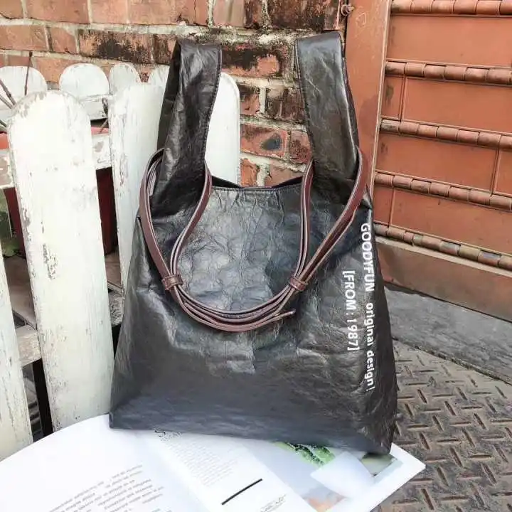 Women bucket bag Handbag Shoulder Bag Messenger Bag Kraft Paper Ladies Large Capacity Crossbody Bags
Women bucket bag Handbag Shoulder Bag Messenger Bag Kraft Paper Ladies Large Capacity Crossbody Bags
