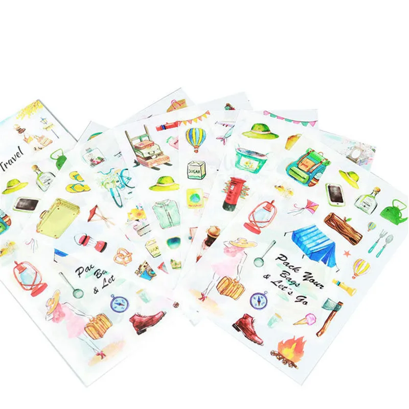 6Pcs/Set Kawaii World Travel Decorative Washi Stickers Scrapbooking Stick Label Diary Stationery Album Stickers Free Shipping
6Pcs/Set Kawaii World Travel Decorative Washi Stickers Scrapbooking Stick Label Diary Stationery Album Stickers Free Shipping