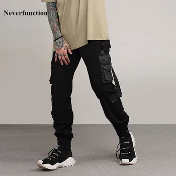 Neverfunction Men 2018 Streetwear Hip-hop style Multi-pocket Casual trousers Slim Ribbon Solid color Men high quality Long Pant
Neverfunction Men 2018 Streetwear Hip-hop style Multi-pocket Casual trousers Slim Ribbon Solid color Men high quality Long Pant