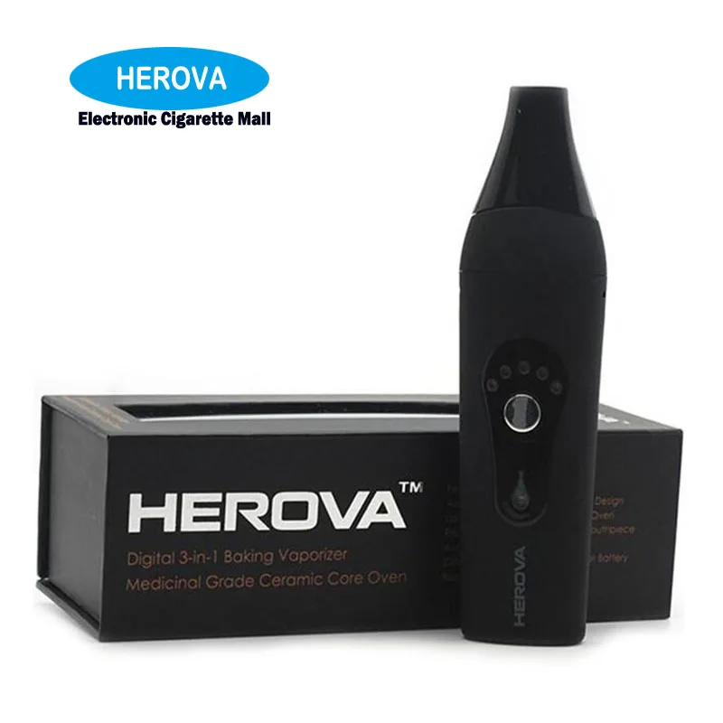 Airistech DHL Herova New 3 in 1 Portable Vape Herova Ceramic Bullets Vaporizer Pen e cigarette dry herb black mamba e cig