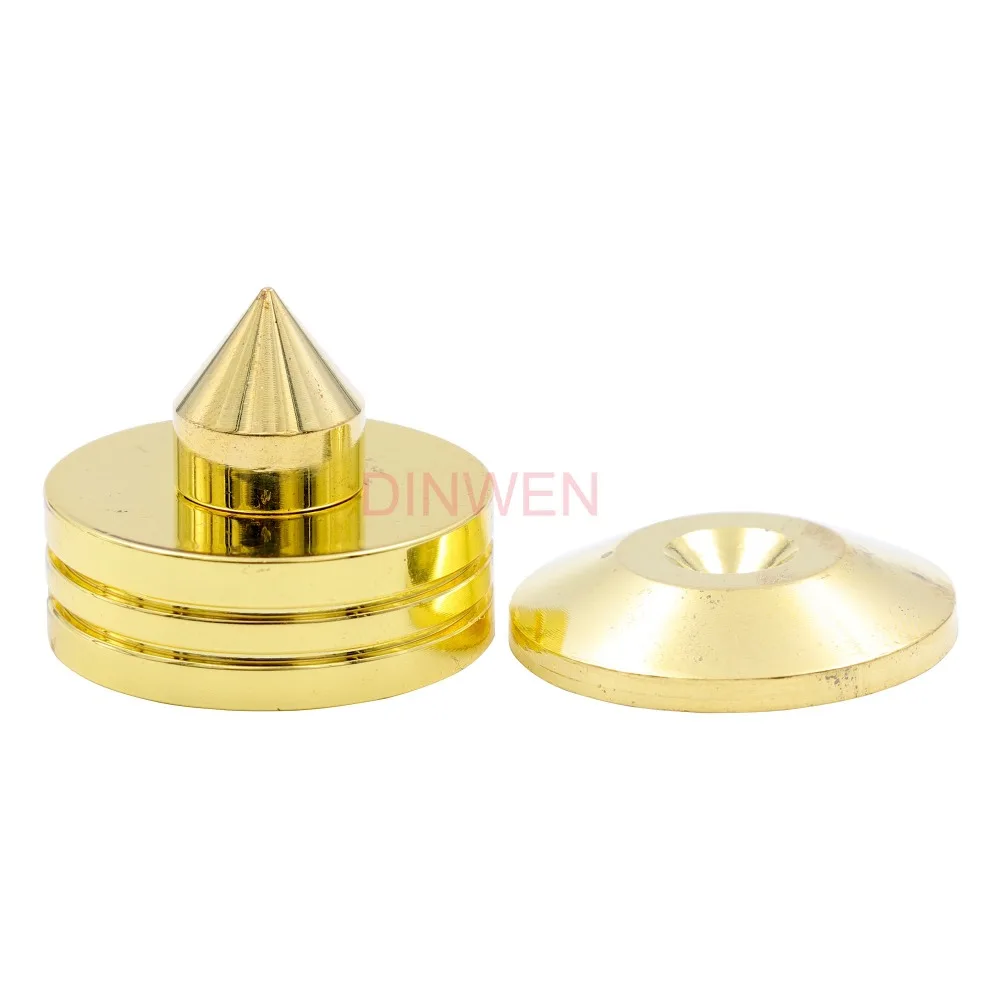 25x20mm Gold Plated Brass Speaker Spike Cone Isolation Stand Pad Foot For Hifi Audio AMP Turntable Monitor Instrument Chassis
25x20mm Gold Plated Brass Speaker Spike Cone Isolation Stand Pad Foot For Hifi Audio AMP Turntable Monitor Instrument Chassis