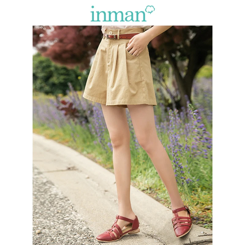 INMAN 2019 Summer New Arrival Medium Waist Solid A-line Plated Literary Slim Minimalism All Matched Casual Women Short Pants
INMAN 2019 Summer New Arrival Medium Waist Solid A-line Plated Literary Slim Minimalism All Matched Casual Women Short Pants