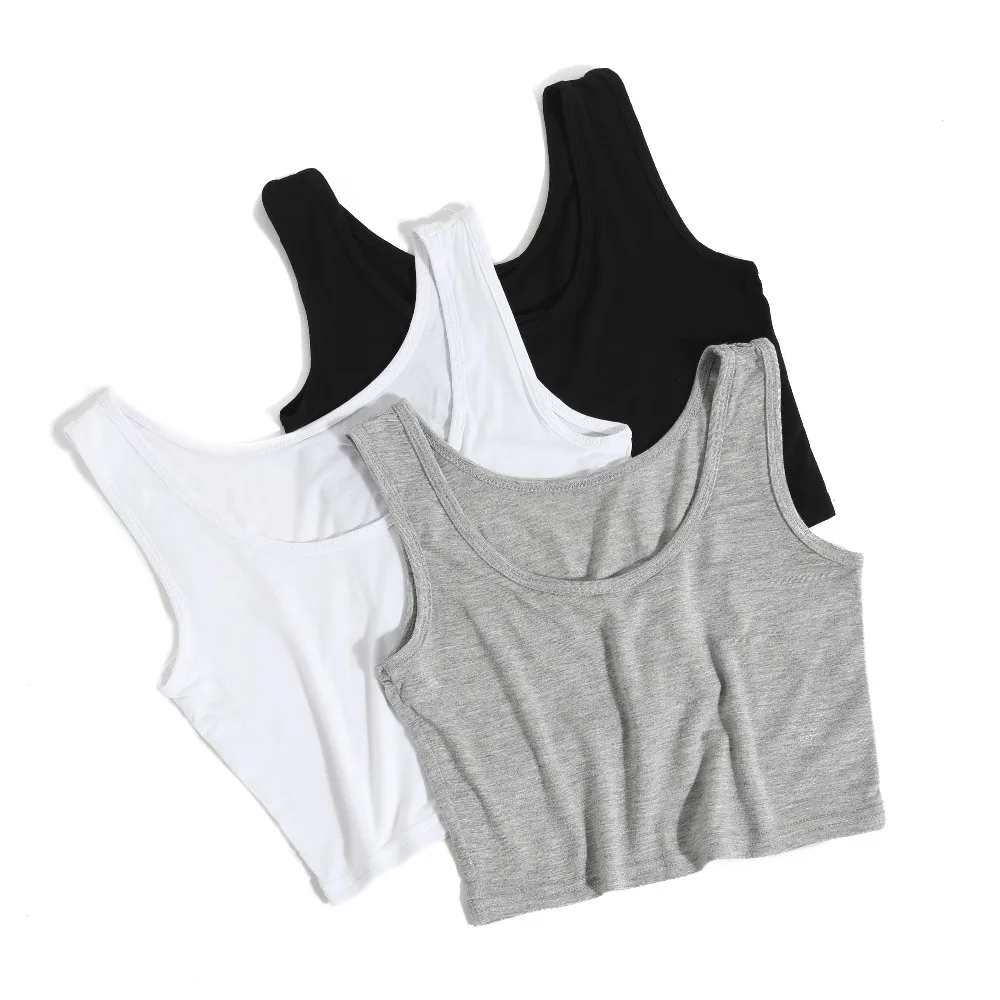 1pcs Girl Short Crop Top 8 Colors Summer Style Sleeveless U Croptops Fitness Tank Tops Femme Vest Tube Nice Top
1pcs Girl Short Crop Top 8 Colors Summer Style Sleeveless U Croptops Fitness Tank Tops Femme Vest Tube Nice Top