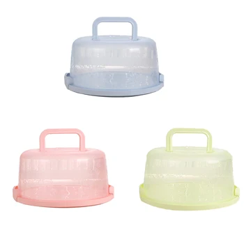 Feiqiong Plastic Round Cake Box Carrier Handle Pastry Storage Holder Dessert Container Cover Case Cake Accessories
Feiqiong Plastic Round Cake Box Carrier Handle Pastry Storage Holder Dessert Container Cover Case Cake Accessories