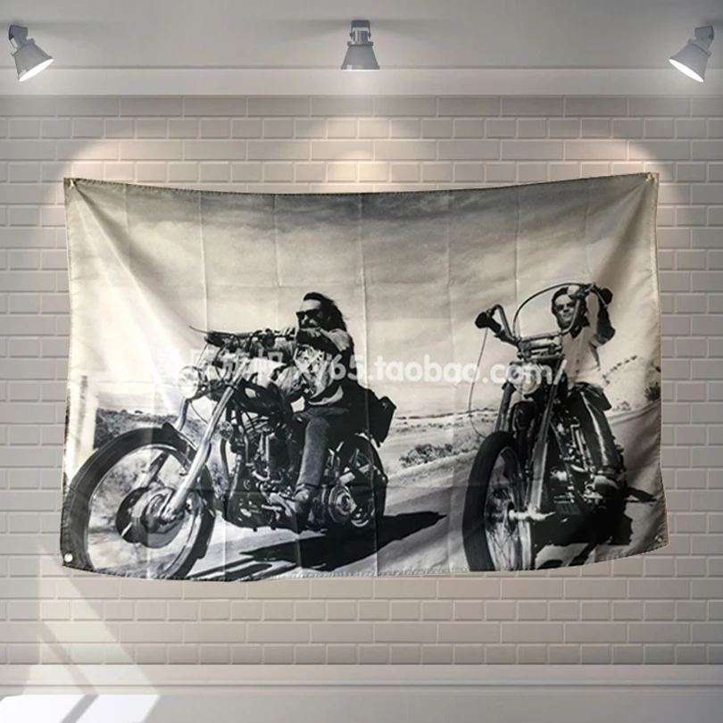 Easy Rider Poster Flag Banner Movie Cartoon Home Decoration Hanging flag 4 Gromments in Corners 3*5FT 144cm*96cm
Easy Rider Poster Flag Banner Movie Cartoon Home Decoration Hanging flag 4 Gromments in Corners 3*5FT 144cm*96cm