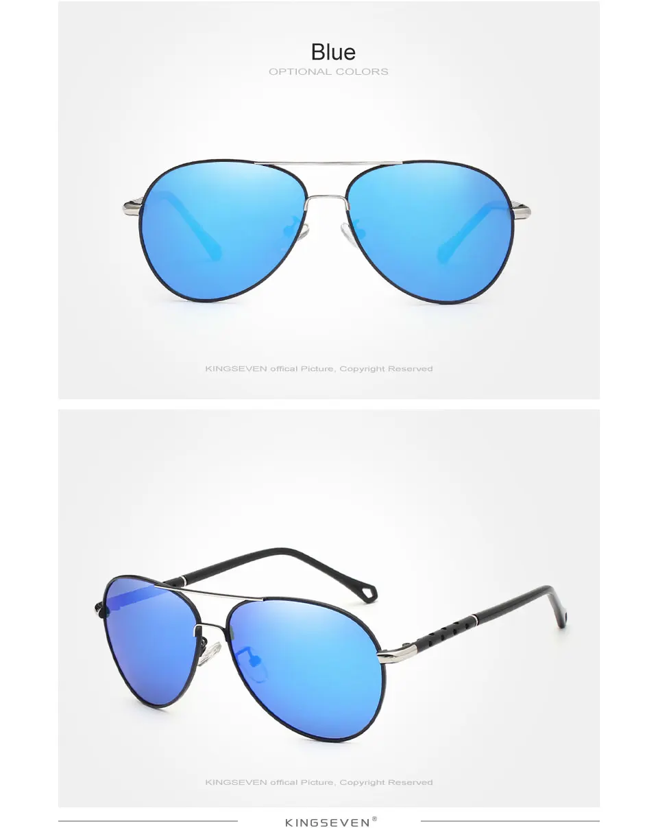 KINGSEVEN Original Pilot Sunglasses Polarized Driving Fishing KINGSEVEN Original Pilot Sunglasses Polarized Driving Fishing