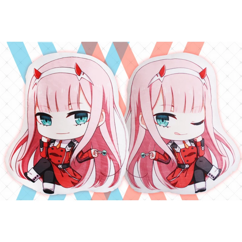1PCS Anime DARLING in the FRANXX 02 Cosplay Props Plush Doll Stuffed Toys Two sided 38*40CM
1PCS Anime DARLING in the FRANXX 02 Cosplay Props Plush Doll Stuffed Toys Two sided 38*40CM