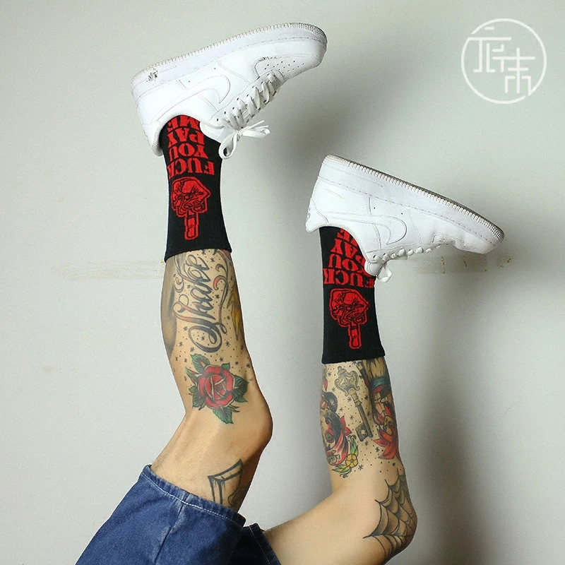 IMINCN 1Pair Original Design pay me INS Young People Hiphop made in china Cotton Dance Street High Fashion Black White Sock
IMINCN 1Pair Original Design pay me INS Young People Hiphop made in china Cotton Dance Street High Fashion Black White Sock