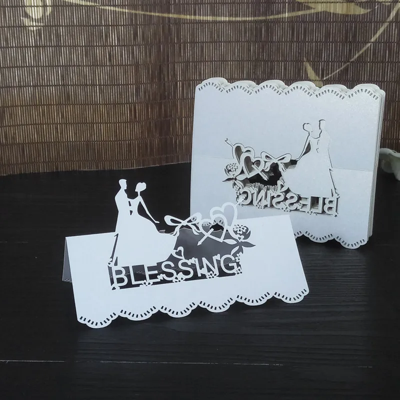 100 Pcs Hollow Engraving Table Card Groom Bridal Place Business Card Seat Card Wedding Party Bridal Shower Decoration 6ZXX11 
100 Pcs Hollow Engraving Table Card Groom Bridal Place Business Card Seat Card Wedding Party Bridal Shower Decoration 6ZXX11