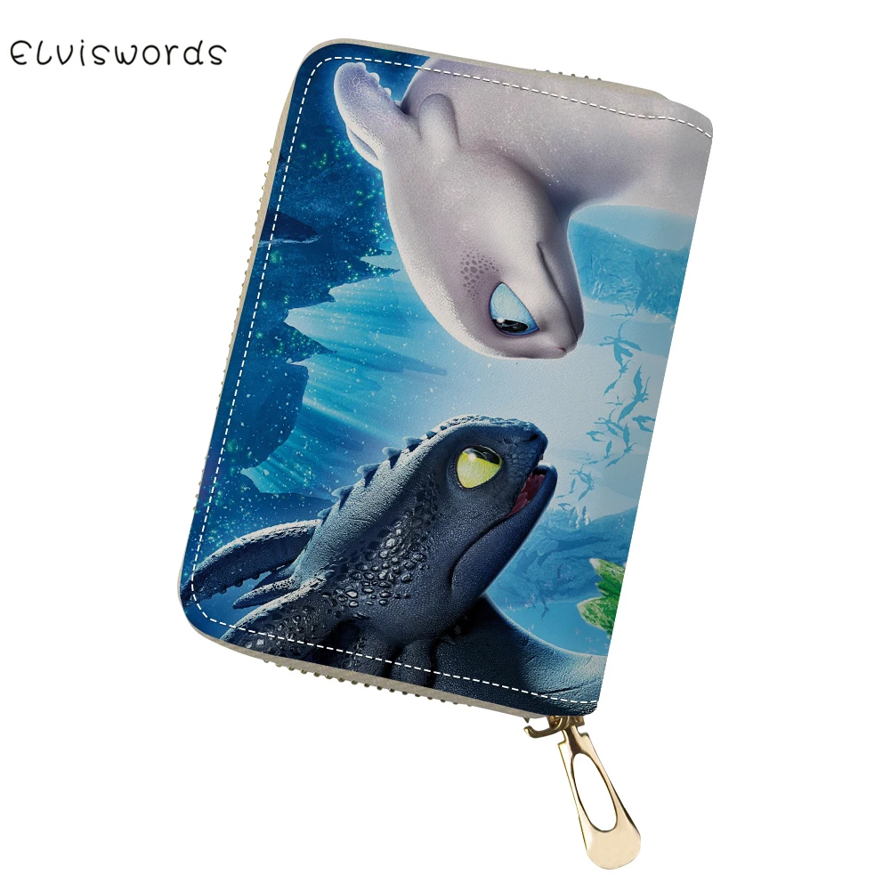 ELVISWORDS How to Train Your Dragon Pattern Card Holder Travel Id Cases for Girl Boy Pochette Passport Cover for Women Card Bags
ELVISWORDS How to Train Your Dragon Pattern Card Holder Travel Id Cases for Girl Boy Pochette Passport Cover for Women Card Bags