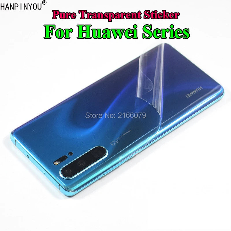For Huawei P30 P30 Pro P30Lite P20 Lite Full Cover Protective Sticker Durable Pure Transparent Back Screen Protector Film
For Huawei P30 P30 Pro P30Lite P20 Lite Full Cover Protective Sticker Durable Pure Transparent Back Screen Protector Film