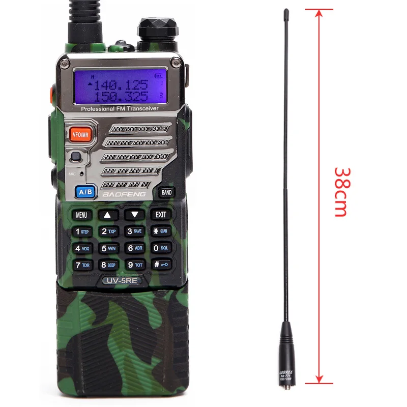 Портативная рация BAOFENG UV 5RE 8 Вт 3800 мАч 10 км УВЧ УКВ длительный радиус действия для