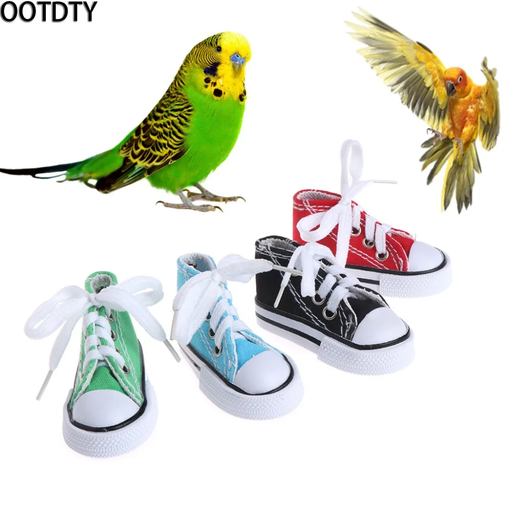 OOTDTY Bird Toys Mini Canvas Shoes Chew Bite Decoration Hanging Cage Funny Parrot Craft
OOTDTY Bird Toys Mini Canvas Shoes Chew Bite Decoration Hanging Cage Funny Parrot Craft