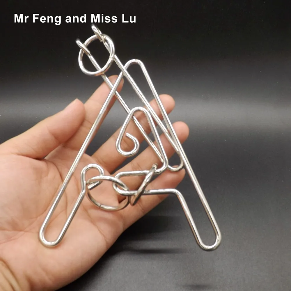Especially Big Letter A Ring Puzzle Wire Game Adult Toy Magic Trick Puzzle Metal Solution
Especially Big Letter A Ring Puzzle Wire Game Adult Toy Magic Trick Puzzle Metal Solution