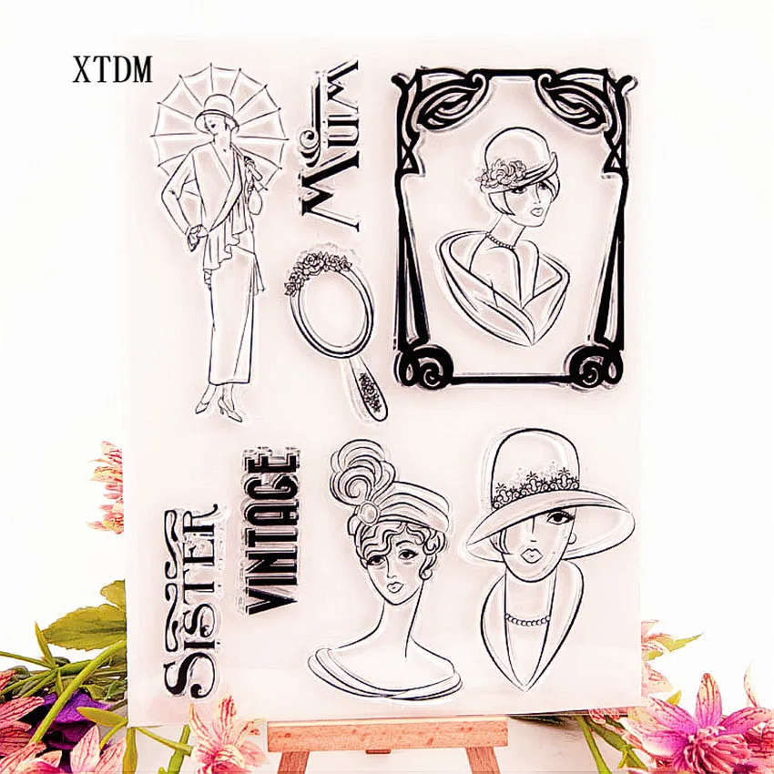 Hot sale fashion woman Transparent Clear Stamps / Silicone Seals Roller Stamp for DIY scrapbooking photo album/Card Making
Hot sale fashion woman Transparent Clear Stamps / Silicone Seals Roller Stamp for DIY scrapbooking photo album/Card Making
