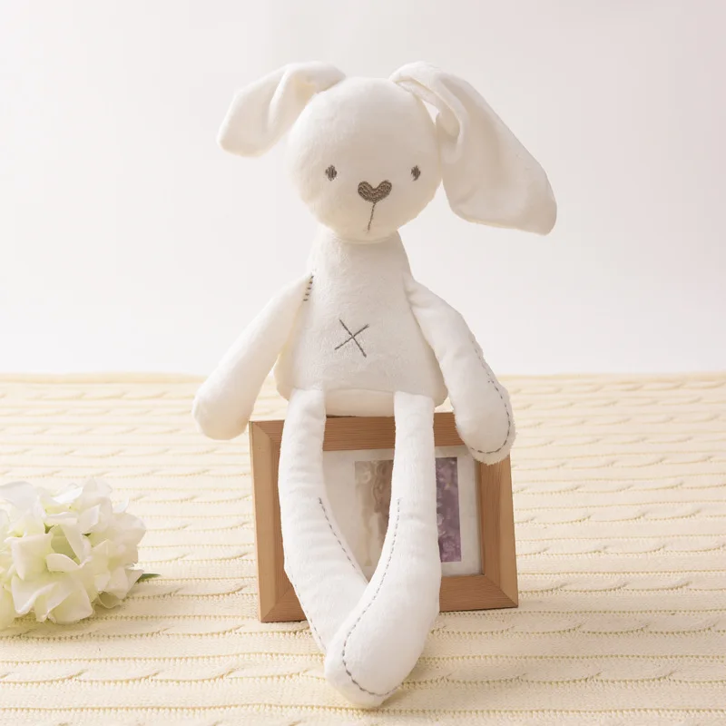 Фото Милый кролик кукла детские мягкие плюшевые игрушки для детей спящий мате и