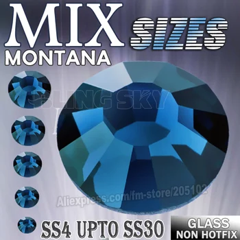 Montana Mix Sizes SS3-SS10 SS4-SS30 Nail Rhinestones crystals nail manicure art decoration glitters Non Hot Fix crystals sequins
Montana Mix Sizes SS3-SS10 SS4-SS30 Nail Rhinestones crystals nail manicure art decoration glitters Non Hot Fix crystals sequins