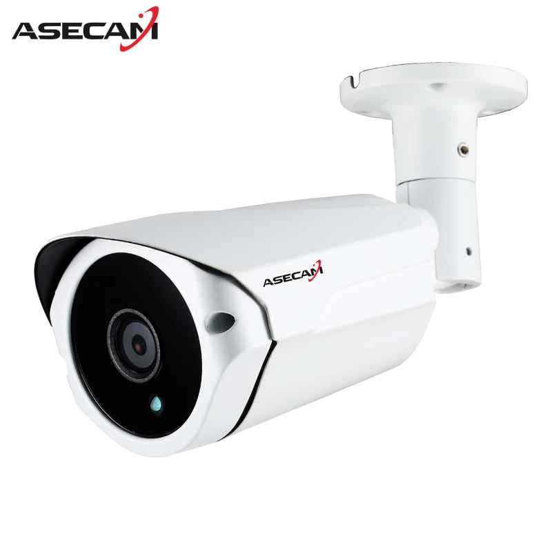 

New 720P IP Camera CCTV 3* IR Array LED 48V POE White Bullet Metal Waterproof Outdoor Onvif WebCam Security Surveillance p2p