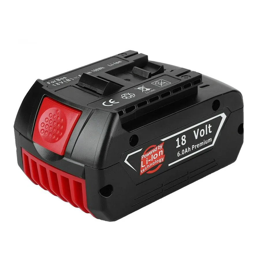 Backup Battery For Bosch 3.0Ah-6Ah 18V 6000mAh Power Tools Battery Lithium Rechargeable Batteries Pack Cordless for Bosch Drill
Backup Battery For Bosch 3.0Ah-6Ah 18V 6000mAh Power Tools Battery Lithium Rechargeable Batteries Pack Cordless for Bosch Drill