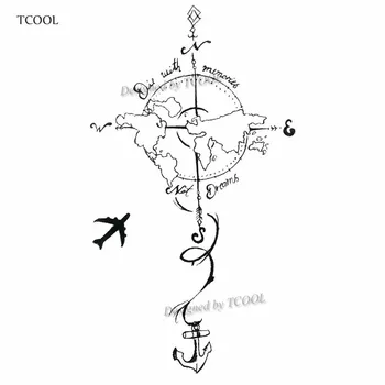 HXMAN Plane To Earth Temporary Fake Tattoo Body Art Sticker Waterproof Hand Tattoo Sticker for Men 9.8X6cm E-023
HXMAN Plane To Earth Temporary Fake Tattoo Body Art Sticker Waterproof Hand Tattoo Sticker for Men 9.8X6cm E-023