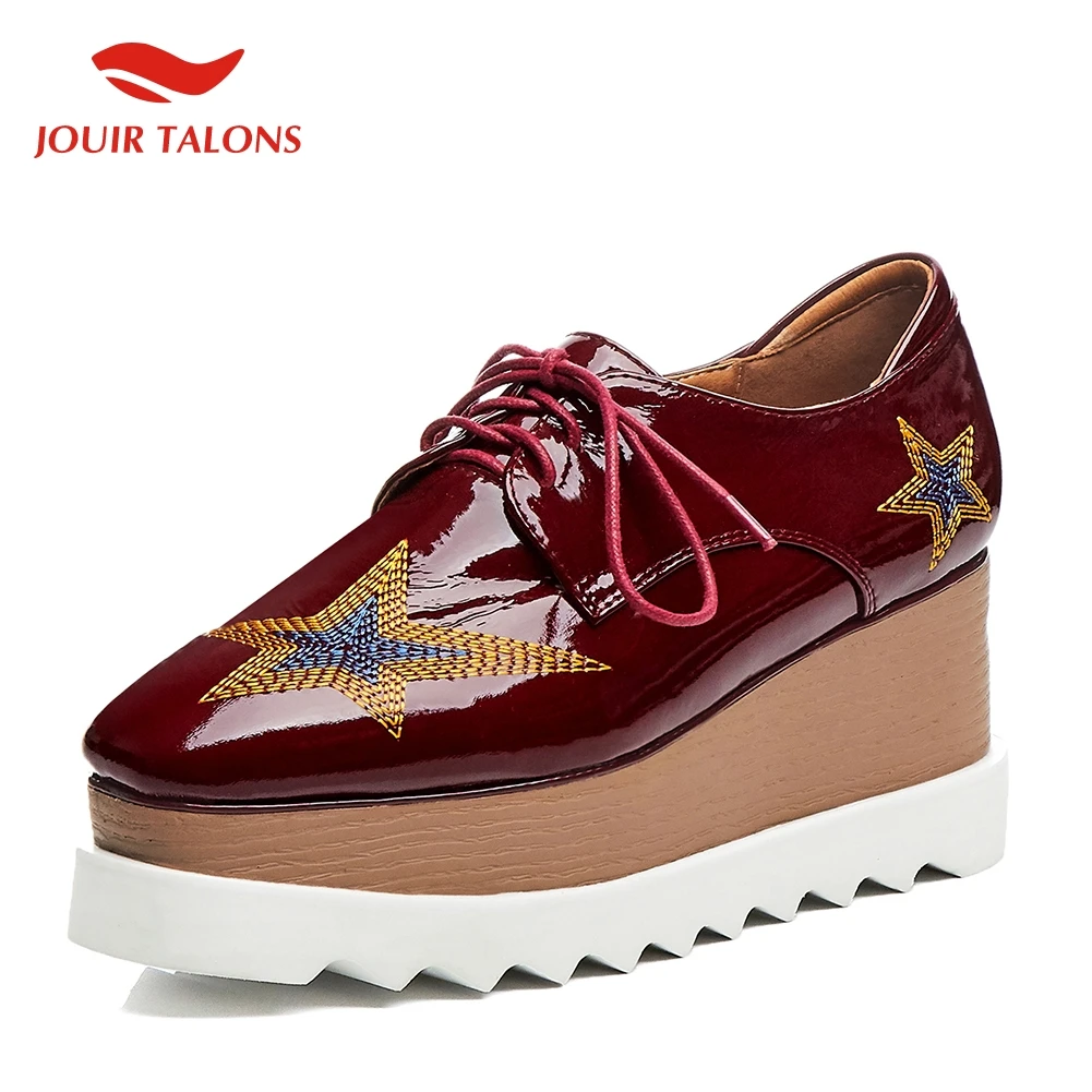 Brand Design Big Size 42 Genuine Patent Leather Flat Platform Woman Shoes Girls Shoelaces Leisure Square Toe Shoes Woman Flats
Brand Design Big Size 42 Genuine Patent Leather Flat Platform Woman Shoes Girls Shoelaces Leisure Square Toe Shoes Woman Flats