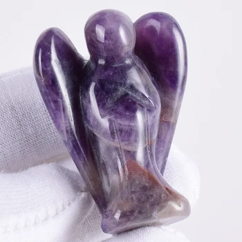 Amethyst Angel Figurines Miniatures Natural Stone Quartz Craft Mini Peace Statue Chakra Healing Home Decoration Accessories
Amethyst Angel Figurines Miniatures Natural Stone Quartz Craft Mini Peace Statue Chakra Healing Home Decoration Accessories