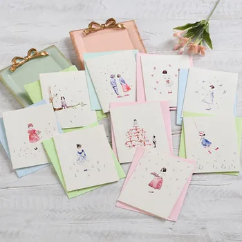 Eno Greeting watercolor girl cards mini gift cards children's day cards for girl small greeting cards birthday
Eno Greeting watercolor girl cards mini gift cards children's day cards for girl small greeting cards birthday