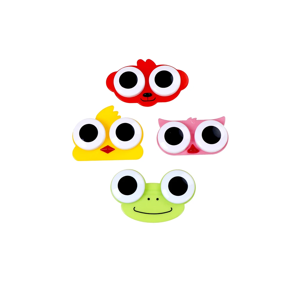 1PC Cartoon 3D Big Eyes Contact Lenses Box Case Owl Frog Monkey Chicken Animal Shape Contact lens Case
1PC Cartoon 3D Big Eyes Contact Lenses Box Case Owl Frog Monkey Chicken Animal Shape Contact lens Case