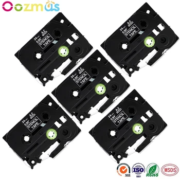 Oozmas 5pcs STE151 compatible for Brother label Tapes 24mm non-Adhesive Stencil label ribbon black on clear label maker
Oozmas 5pcs STE151 compatible for Brother label Tapes 24mm non-Adhesive Stencil label ribbon black on clear label maker