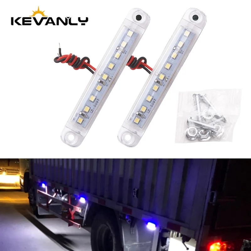 KEVANLY 1Pcs LED Truck light 24V Auto Bus Truck Lorry Side Marker Indicator Led Trailer Light Warning Rear Side Car Side Light
KEVANLY 1Pcs LED Truck light 24V Auto Bus Truck Lorry Side Marker Indicator Led Trailer Light Warning Rear Side Car Side Light