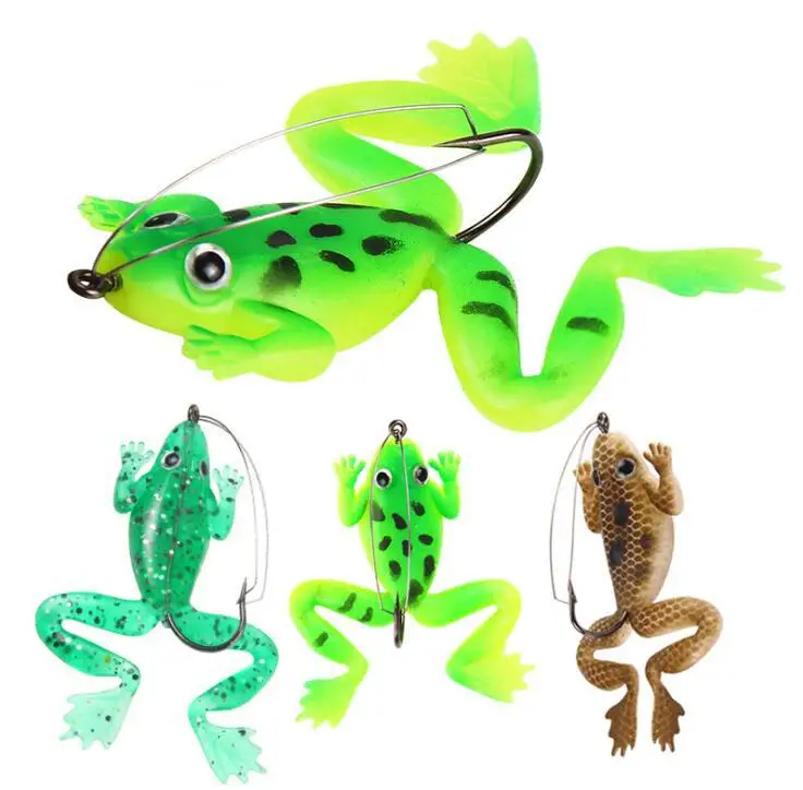 Mounchain 5.2G 6CM Simulate Soft Frog Lure Bait with Hook Artificial Bait Fishing Tackle Accessories 4PCS/Set
Mounchain 5.2G 6CM Simulate Soft Frog Lure Bait with Hook Artificial Bait Fishing Tackle Accessories 4PCS/Set
