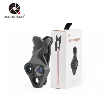 ALUMOTECH Universal 3in1 Fish Eys Fisheye Wide Angle Macro Lenses Macro Lens For Samsung Iphone Oppo Huawei etc Smart Phone
ALUMOTECH Universal 3in1 Fish Eys Fisheye Wide Angle Macro Lenses Macro Lens For Samsung Iphone Oppo Huawei etc Smart Phone