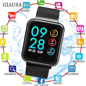 Men Women Smartwatch Heart Rate Monitor Blood Pressure Smart Watch For wei sa m u ng XM phone
Men Women Smartwatch Heart Rate Monitor Blood Pressure Smart Watch For wei sa m u ng XM phone