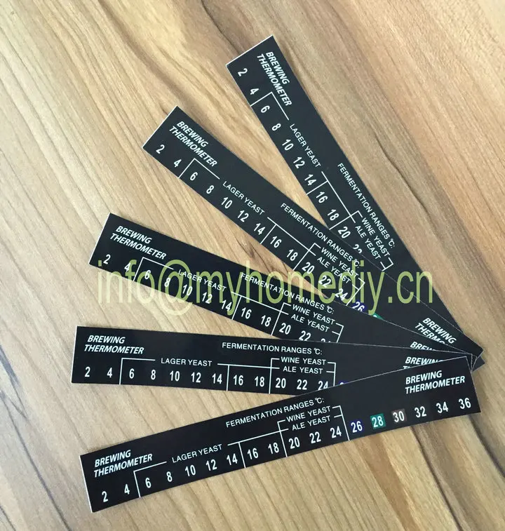5pcs Fermometer Adhesive Fermentor LCD Thermometer homebrew,brewing thermometer,homebrew thermometer