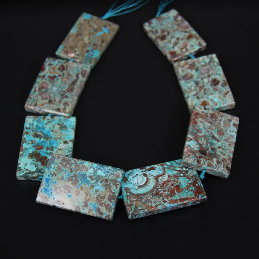 8Pcs/Strand,Large Size,Center Drilled,Raw Blue Ocean Stones Rectangle Shape Beads Pendant Charm,Smooth Slab Loose Bead Choker
8Pcs/Strand,Large Size,Center Drilled,Raw Blue Ocean Stones Rectangle Shape Beads Pendant Charm,Smooth Slab Loose Bead Choker