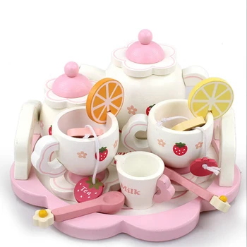 New Pretend Play Toy Wooden Toy Baby Afternoon Tea Strawberry Wooden Tea toys Simulation Toy Baby Gift Children Play Kitchen D70
New Pretend Play Toy Wooden Toy Baby Afternoon Tea Strawberry Wooden Tea toys Simulation Toy Baby Gift Children Play Kitchen D70