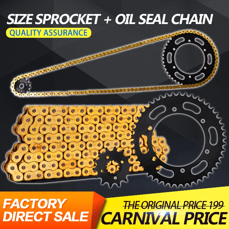 1 Set Front and Rear Gear Sprocket Chain & DID 520-120 Chain For Kawasaki bmw250 Hours250 250 hours Motorcycle Accessories
1 Set Front and Rear Gear Sprocket Chain & DID 520-120 Chain For Kawasaki bmw250 Hours250 250 hours Motorcycle Accessories