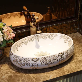 Oval Europe Vintage Style Ceramic Art Basin Sinks Counter Top Wash Basin Bathroom Vessel Sinks wash basin bathroom bathroom sink
Oval Europe Vintage Style Ceramic Art Basin Sinks Counter Top Wash Basin Bathroom Vessel Sinks wash basin bathroom bathroom sink