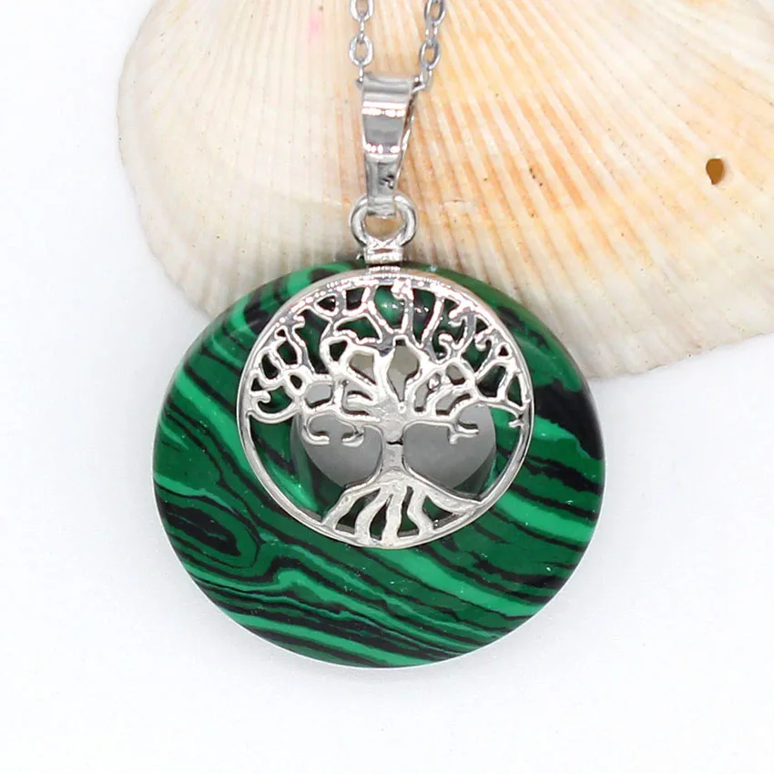 100-Unique 1 Pcs Silver Plated Round Hollow Tree of Life Pendant Malachite Stone Necklace Vintage Jewelry
100-Unique 1 Pcs Silver Plated Round Hollow Tree of Life Pendant Malachite Stone Necklace Vintage Jewelry