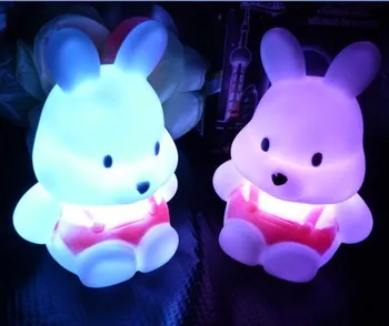 Gags & Practical Jokes Colorful Small Night Light Rabbit Turnip Rabbit Seven Lights Energy-saving Light-emitting Toys 2020
Gags & Practical Jokes Colorful Small Night Light Rabbit Turnip Rabbit Seven Lights Energy-saving Light-emitting Toys 2020