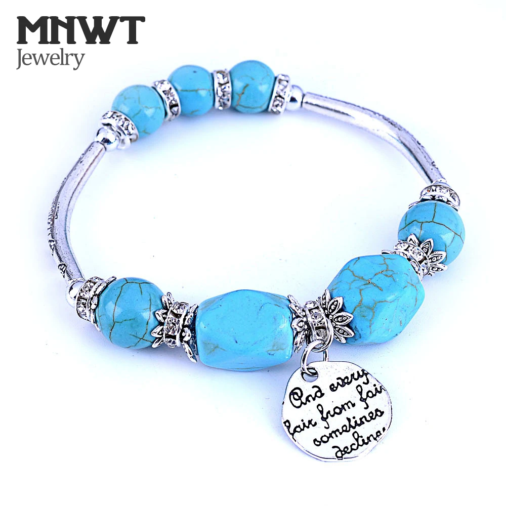 MNWT Women Elastic Zinc Alloy Stone Bracelet Boho Vintage Turquoises Bracelets Pendant Charm Bangle Fashion Jewelry
MNWT Women Elastic Zinc Alloy Stone Bracelet Boho Vintage Turquoises Bracelets Pendant Charm Bangle Fashion Jewelry