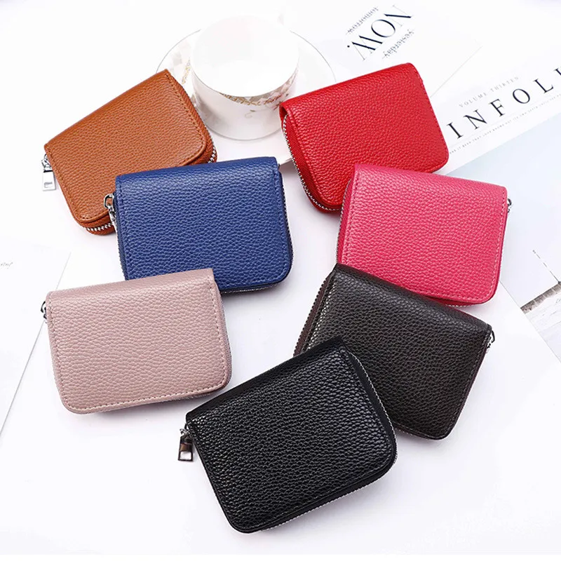 Women Business Card Holder Red Black Blue Orange Unisex Card Wallet Zipper Bank/ID/Credit Card Holder Wallet Large-capacity
Women Business Card Holder Red Black Blue Orange Unisex Card Wallet Zipper Bank/ID/Credit Card Holder Wallet Large-capacity
