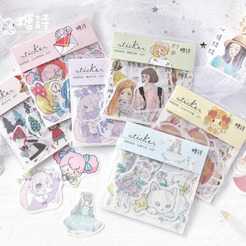 40pcs/pack Story of Wolf and Girl Decorative Washi Stickers Scrapbooking Stick Label Diary Stationery Album Stickers
40pcs/pack Story of Wolf and Girl Decorative Washi Stickers Scrapbooking Stick Label Diary Stationery Album Stickers