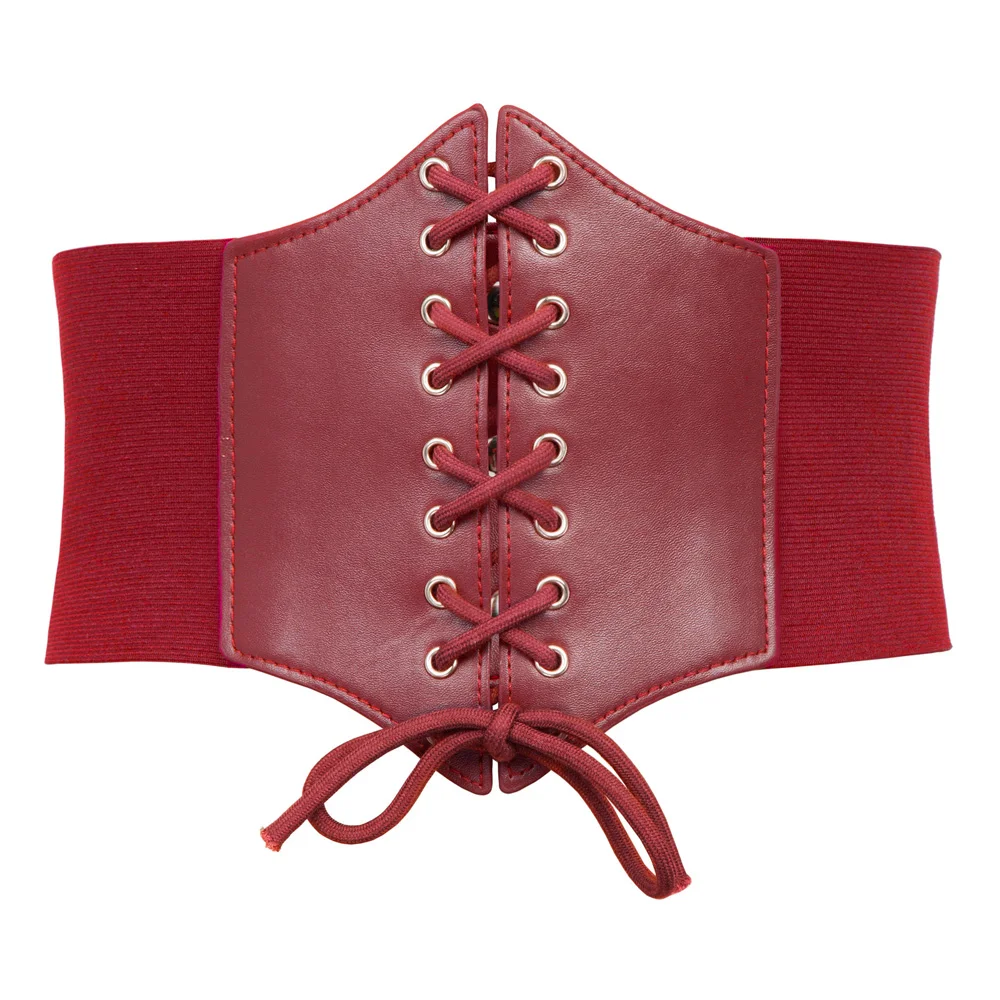 Vintage PU Leather Corset Belt Ladies Dress Accessories Stretchy Elastic Cincher Waistband Female Wide Waist Belts for Women
Vintage PU Leather Corset Belt Ladies Dress Accessories Stretchy Elastic Cincher Waistband Female Wide Waist Belts for Women