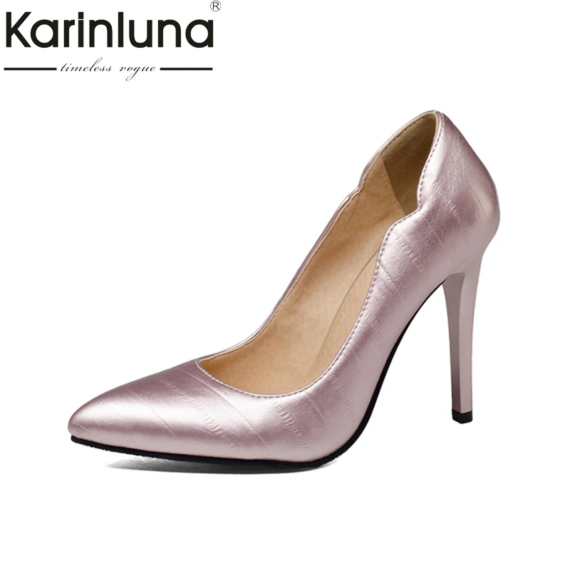Karinluna 2018 Plus Size 31-47 Slip On Pointed Toe Woman Pumps Black Pink Red Shoes Woman Thin High Heels Office Lady Pumps
Karinluna 2018 Plus Size 31-47 Slip On Pointed Toe Woman Pumps Black Pink Red Shoes Woman Thin High Heels Office Lady Pumps