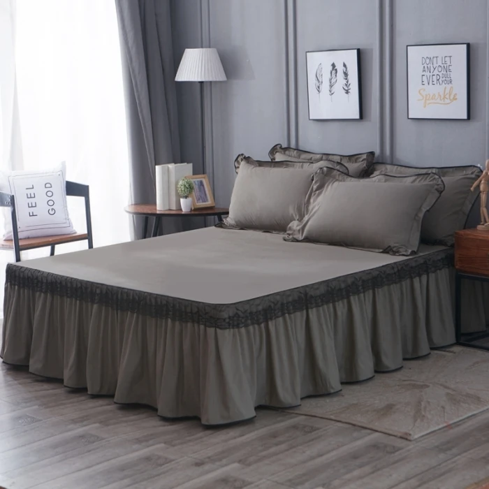 Solid Color Bed Skirt Polyester/Cotton Comfortable Soft Breathable Multi-color Bed Cover 150x200/180x200/200x220cm Wedding Gift
Solid Color Bed Skirt Polyester/Cotton Comfortable Soft Breathable Multi-color Bed Cover 150x200/180x200/200x220cm Wedding Gift