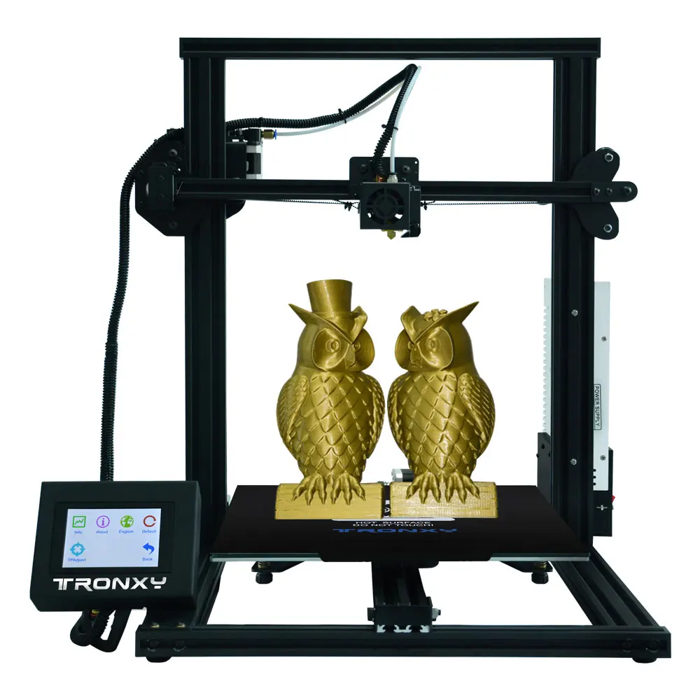 Newest Tronxy 3D printer XY-3 Touch Screen printer 3d Large Printing Size 310*310*mm hotbed Filament Sensor PLA as gift
Newest Tronxy 3D printer XY-3 Touch Screen printer 3d Large Printing Size 310*310*mm hotbed Filament Sensor PLA as gift