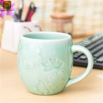 Big Celadon Creative Tea Cups Mug Chinese Celadon Teacup Porcelain Personalized Brief Eco-friendly Coffee Mug Cup Stocked JKE210
Big Celadon Creative Tea Cups Mug Chinese Celadon Teacup Porcelain Personalized Brief Eco-friendly Coffee Mug Cup Stocked JKE210